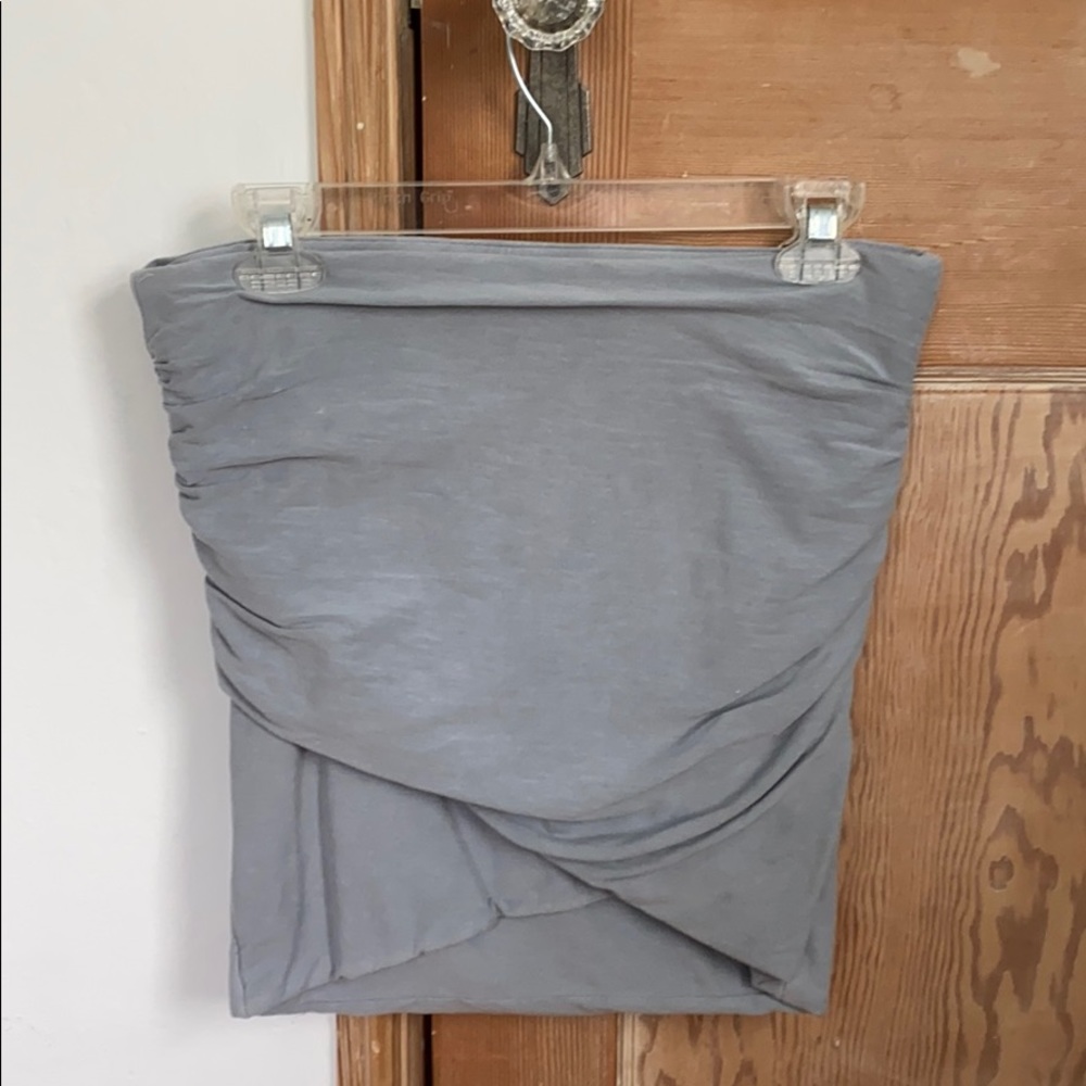 James Perse Wrap Mini Skirt